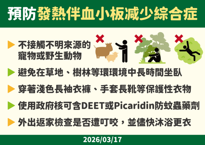 預防發熱伴血小板減少綜合症